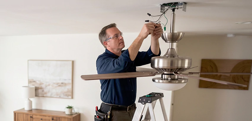 Ceiling Fan Light and Switch Repair in Plant City