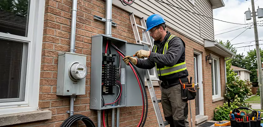 Outdoor Subpanel Installation in Plant City
